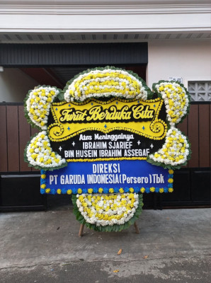 Papan Bunga Duka di Surade