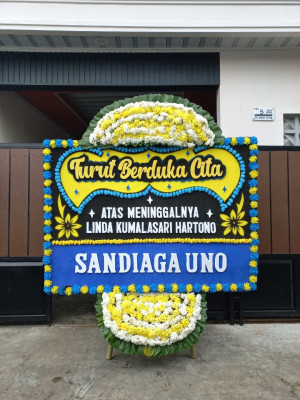 Papan Bunga Duka di Surade